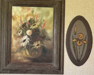 Primitive looking art pieces