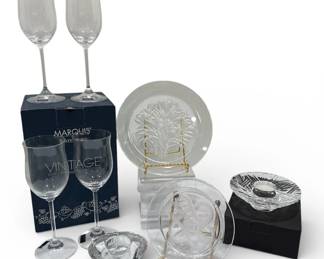 WATERFORD, ORREFORS & LALIQUE Crystal