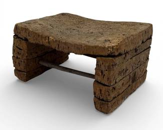 Folk Art Cork Stool
