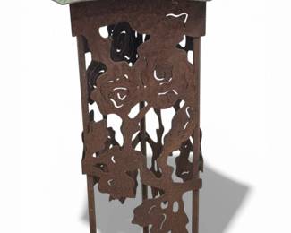 Haitian Metalwork Iron Garden Table