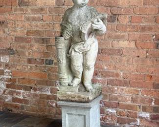 NINA STUDIO Quakertown, PA Cherub Reading Garden Statue