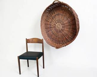 Incredible Large French Gathering Basket