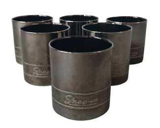 SNAP-ON Tool Advertising Whiskey Bar Glasses