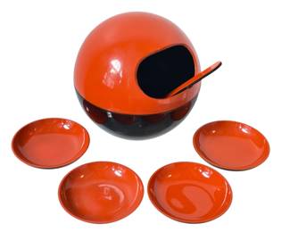 Vintage Space Age Danish Snack Set, LAURIDS LONBORG