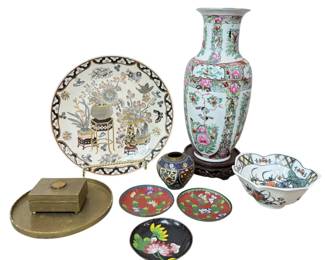 Collection of Vintage Asian, Cloisonne Articles