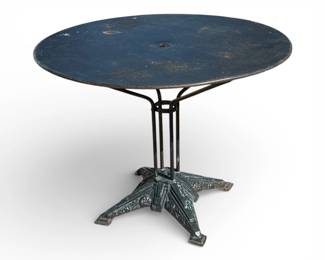 French Art Deco Garden Table