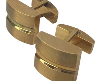 Mid Century 14k Gold Cufflinks