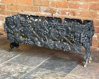 Victorian Style Black Flower Box