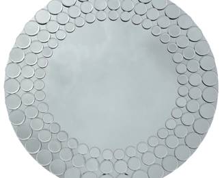 Cascading Round Wall Mirror