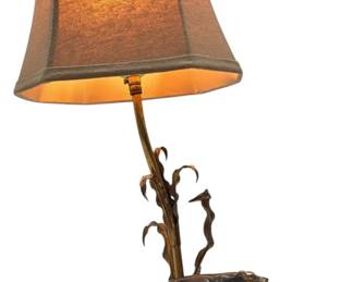 Art Deco Greyhound Statue Table Lamp