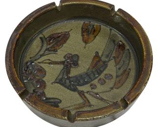 Studio Pottery Bird Ashtray