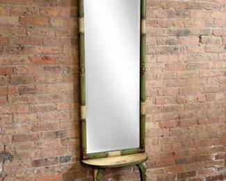 French Style Entryway Mirror and Console Table