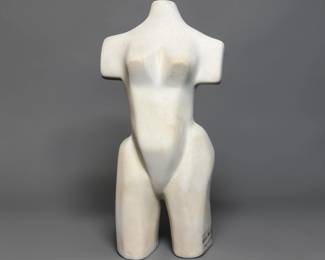 Vintage 1990s IKEA Modernist Nude Body Sculpture