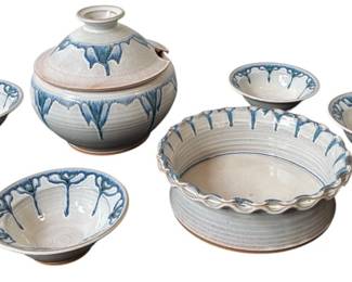 Collection 1994 Ceramic Stoneware Studio Pottery, JACOB PRESTON