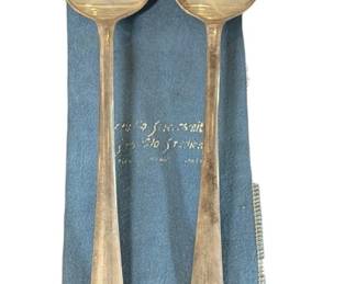 GERITY English Silver Plated Salad Serving Set