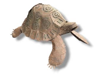 Life Size Cast Metal Turtle Garden Statue