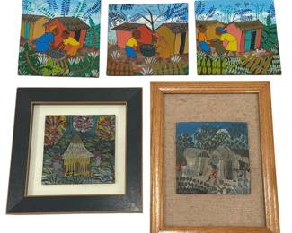 Collection of Petite Haitian Paintings