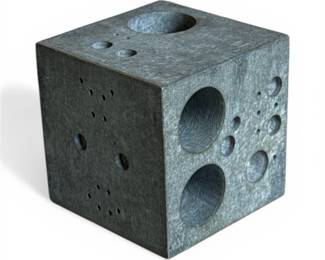 ENZO MARI (Novara 1932 - Milano 2020) for DANESE Cube Paperweight