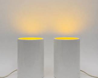 Two KOVACS Style Space Age Can Lamps