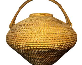 Large Sweetgrass Gullah Handled Basket