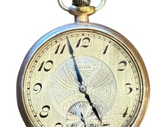 Vintage ELGIN 10K Gold Filled 17 Jewel Pocket Watch