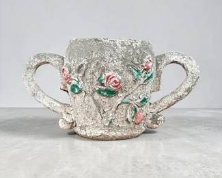 Late 19th / Early 20th C. Double Handle Rose Garden Planter