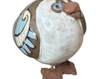 SUSAN DAVIS "Fat Seagull" Ceramic Sculpture