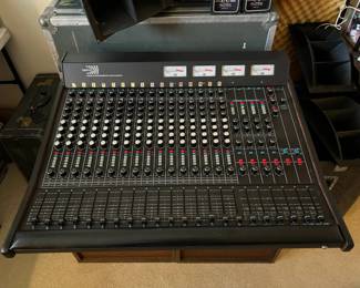 This is a better view of the Biamp 1642 mixer.  If you're just getting started with analog mixing, there are worse places you could start.