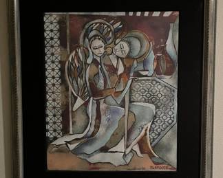 Here is another fine example of the artwork in the sale.