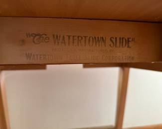 The table is a Watertown slide table, very quality 