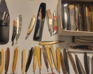 Straight razor collection