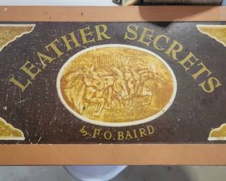 F. O. Baird leather design book