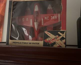 Vintage sea plane toy