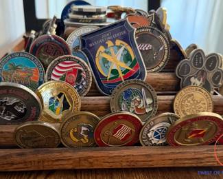 Collection of Military Challenge Coins