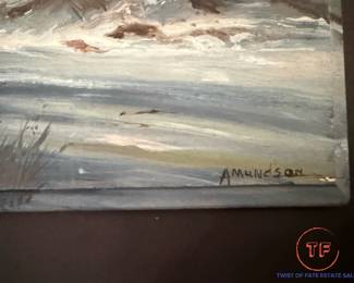 Signed Original Oil on Panel