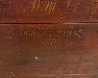 1800's Antique Travel Trunk