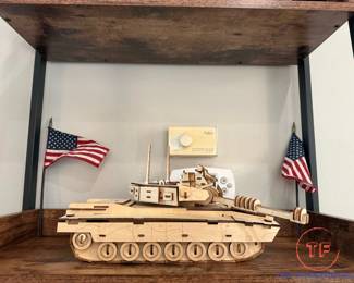 3D Wooden Tank Model