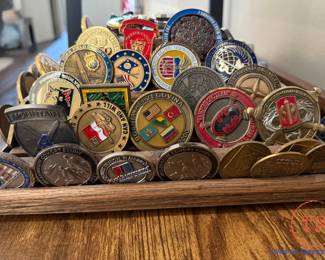 Collection of Military Challenge Coins