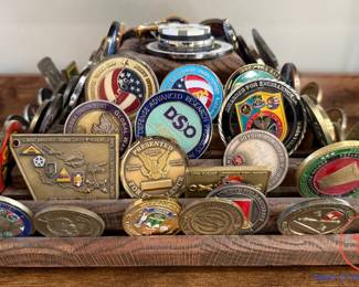 Collection of Military Challenge Coins