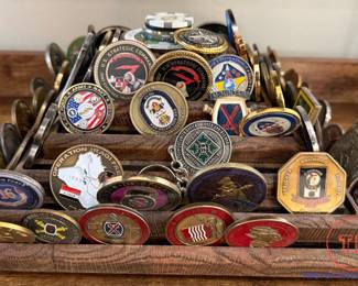 Collection of Military Challenge Coins