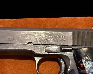 1943 REMINGTON Rand M1911 .45 ACP with Custom Mother of Pearl Grips