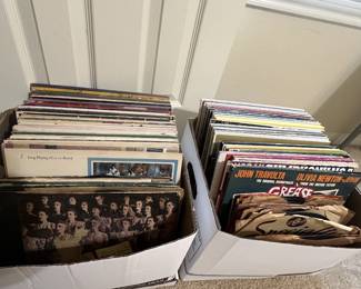 Antique vinyl records