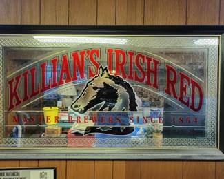 Killian's Irish Red beer mirror