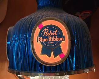 Pabst Blue Ribbon beer lights
