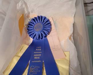 Canine Club ribbons