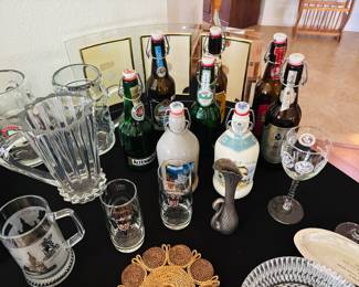 Cheers to the person who emptied these bottles.  They are much lighter now.