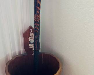 Classy walking cane or a Viking weapon.
