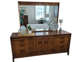 MidCentury Dresser and mirror