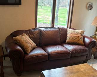 Leather couch