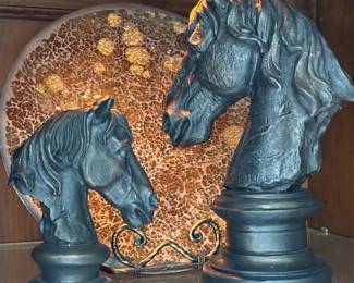 Horse statues